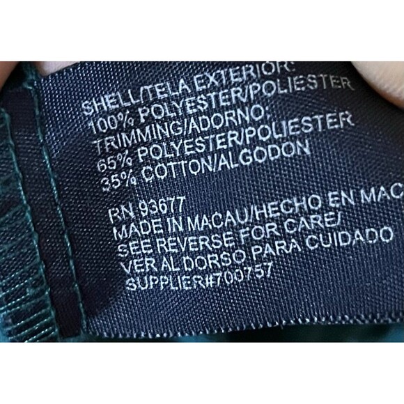 Vintage St Johns Bay SB Sport Mens Medium Teal 1/4 Zip Up Fleece Pullover Used - Picture 6 of 7